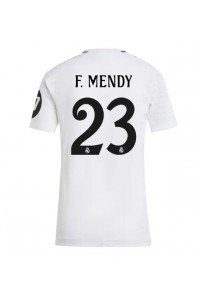 Fotbalové Dres Real Madrid Ferland Mendy #23 Dámské Domácí Oblečení 2024-25 Krátký Rukáv